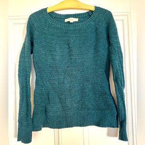 Dark teal blue/green sweater